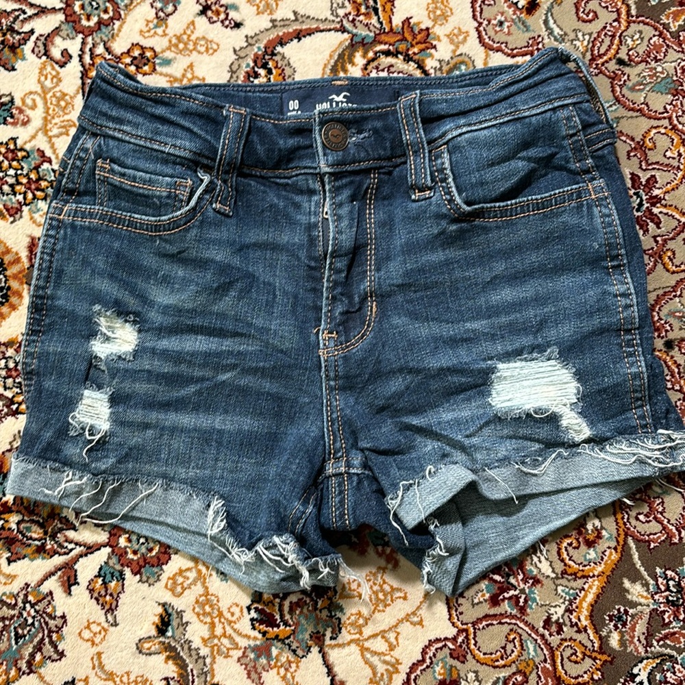 Hollister Shorts Woman 00 Blue W23